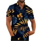 thumbnail image 1 of Camisas de Manga Larga para Hombres Impresión Botón Cuello de Vuelta Blusa Casual, Hombre de Manga Corta Botón Abajo Camisas, 1 of 3