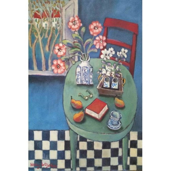 Marmont Hill "Latable En Vert" Painting Print on Canvas