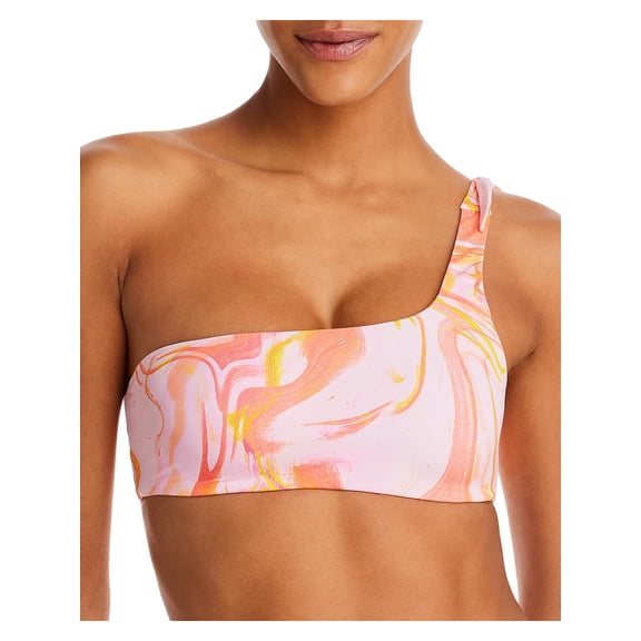 Aqua Swim Womens Printed Nylon Bikini Swim top
