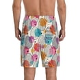 thumbnail image 3 of Kdxio Easter Egg Print Mens Sleep Shorts Bottoms Soft Comfy Pajama Wear Pants with Drawstring Pockets, 3 of 7