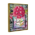 thumbnail image 3 of Stupell Industries Urban Glam Lily Bouquet Botanical & Floral Painting Gold Floater Framed Art Print Wall Art, 25 x 31, 3 of 9