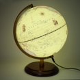 thumbnail image 4 of Globo antiguo 3D de 25CM, suministros escolares, herramienta de enseñanza, decoración de escritorio, juguete educativo, 25cm antiguo con luz, 4 of 5