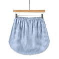 thumbnail image 6 of IROINNID Short Comfort Waist Skirt For Women Layered Tiered Sheer Stripe Extender Half Slip Plus Size Skirt Solid Color Skirt, 6 of 9