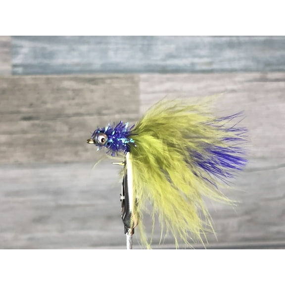 Crappie Jigs 1/32 oz Hybrid Jig Flies Fishing Lures for Crappie, Perch & Bass, 22-Count