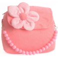 thumbnail image 1 of Little Girl Beauty Set Plush Flower Handbag Kids Shoulder Bag Toddler Plush Bag Round Purse Crossbody Princess Handbags, 1 of 5