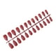 thumbnail image 3 of Uñas postizas Qarigey 24 piezas DIY estilo Simple rojo frijol, 3 of 5