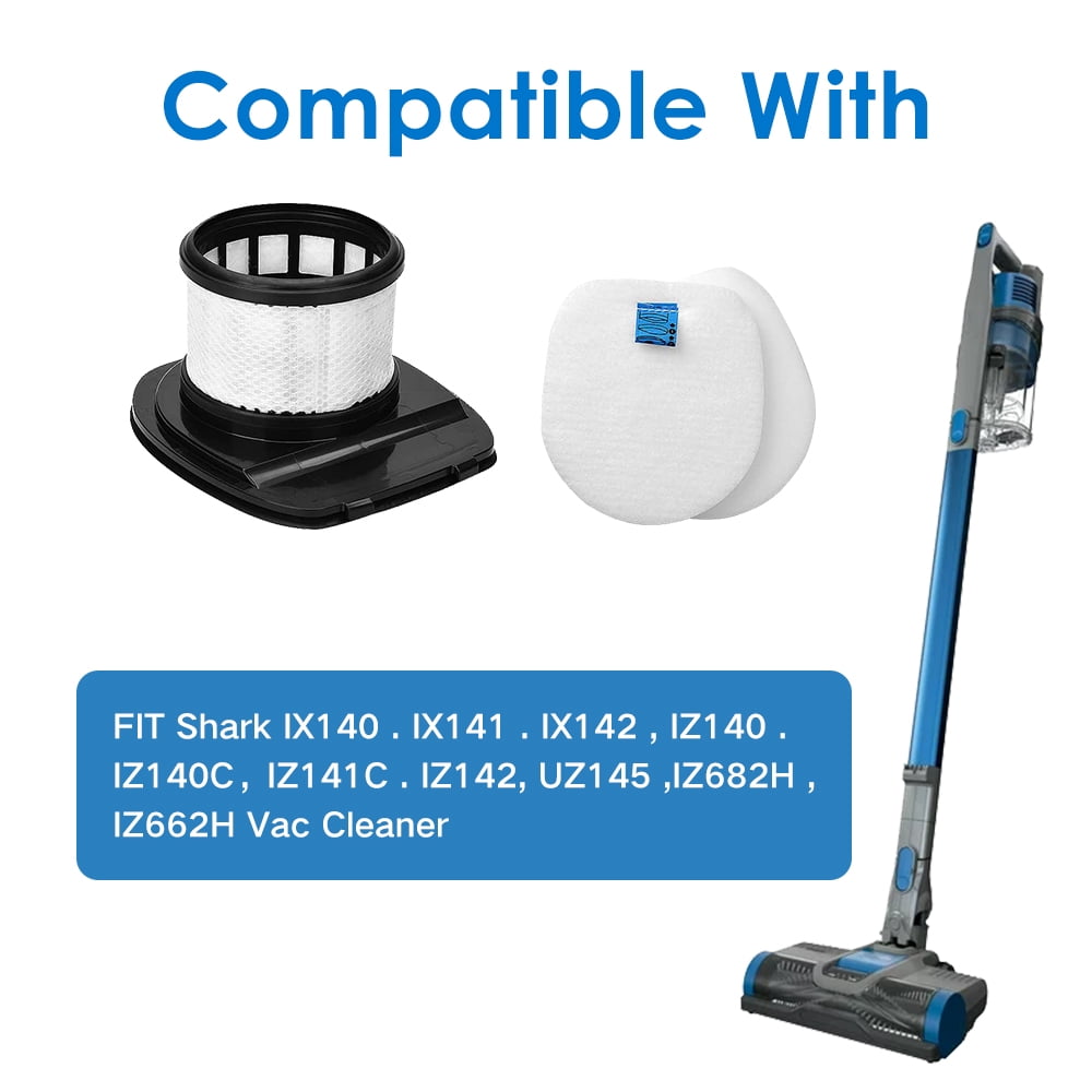 Filter Replacement Compatible with Shark Pet Pro Cordless Stick Vacuum IZ162H, IZ362H, IZ363HT, IZ440H, IZ462H, IZ482H, IZ483H, Part XHF161H & 617FJ140