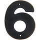thumbnail image 1 of Número de casa Stone Harbor Hardware #6, bronce vintage, 13 cm, 1 of 1