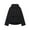 Black, variant on Women's Three-Proof Fabric Multi-Color Hooded Jacket with Pocket for All Weather Protection