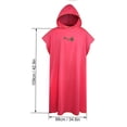 thumbnail image 3 of Toalla Poncho de surf Toalla para cambiarse Bata de secado rápido con capucha Manta de playa de micr Tomshoo Toalla, 3 of 7