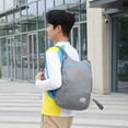 thumbnail image 2 of Bolsa plegable Bolsa de almacenamiento portátil ultraligera Bolsa de viaje Mochila impermeable Mochila deportiva para exteriores Bolsa de piel, 2 of 6