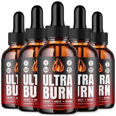 Ultra Burn Advanced Formula Drops Maximum Strength UltraBurn Liquid Supplement 150 Servings