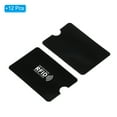 thumbnail image 3 of Uxcell RFID Blocking Sleeves Identity Theft Prevention Credit Cards Secure Protector Holders Sleeves Black 12 Pack, 3 of 6