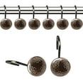 thumbnail image 2 of Set Of 12 Antique Shower Curtain Hooks Curtain Rings For Bathroom Shower Rods Hooks, 2 of 5
