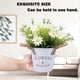 thumbnail image 5 of Potted Artificial Daisies Flowers In Metal Pot, Fake Silk Bonsai Plants With Vase For Indoor, 5 of 5