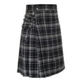 thumbnail image 2 of Mens Fashion Scottish Style Plaid Contrast Color Pocket Pleated Skirt, 2 of 6