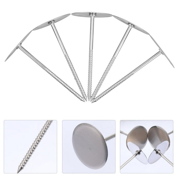 Homoyoyo 12Pcs Stainless Steel Cake Flower Nail Tools Set for Professional Cake Decorating and Baking Supplies