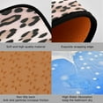 thumbnail image 4 of GZHJMY Leopard Print Kitchen Rug Set of 2 Non Slip Washable Cushioned Anti-Fatigue Kitchen Mat Comfort Standing Floor Mat for Kitchen Washroom Bedroom Carpet Runner, 4 of 7