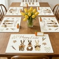 thumbnail image 6 of Easter Placemats Easter Restaurant Decoration Table Mats Insulation Mats Western Placemats Washable Insulation Placemats Home Kitchen Table Mats (D), 6 of 6