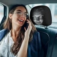 thumbnail image 4 of 2PCS Ghost Face Headrest Covers for Cars,Car Headrest Cover,Face,Head Rest Covers for Cars,Halloween,Print Seat,Stretchy Seat Protector for Auto Interior Decoration Halloween Decorations, 4 of 8