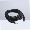 thumbnail image 3 of DEEPCRAFF Cable De Extensión Jack Para Auriculares Con Conectores Resistentes Y Para Auto Negro, 3 of 8