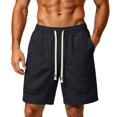 thumbnail image 2 of Hurxie Mens Athletic Shorts Running Shorts Quick Dry Workout Shorts 7"/ 9" Lightweight Gym Basketball Shorts Zipper Pockets Black,S, 2 of 5
