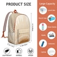 thumbnail image 5 of Bohemian Style Unisex Backpack: Spacious Boho Bookbag with Front Pocket for High School, College, Work Commute, Travel, Vacation, Stylish and Practical, Great Gift, 5 of 5