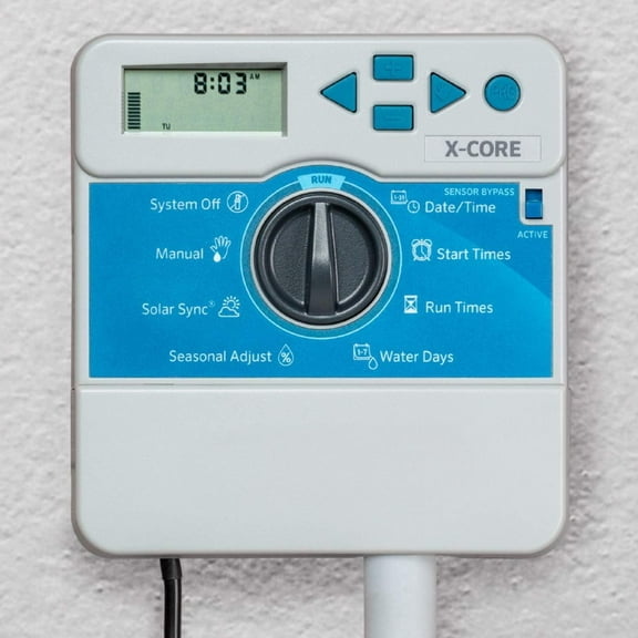 Sprinkler Irrigation XC600i X-Core 6-Station Indoor Controller, Small, Gray