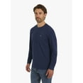 thumbnail image 3 of Chaps Men's & Big Men's Long Sleeve Slub Tee, Sizes S-3XL, 3 of 8