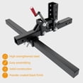 thumbnail image 4 of ATV/UTV Lift System Attachments,Manual Implement Lift 1-Point Implements Pro with 2" Receivers,Quick Attach Accessories for ATV,UTV,Tractors,50 Inches Width,Height Adjustments, 4 of 8