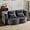 Dark Gray, variant on Folding Sofa Bed,15" Full Size Floor Couch,Convertible Chenille Foam-Filled Sleeper Futon Loveseat Couch for Living Room, Guest Use, Office, Apartmen