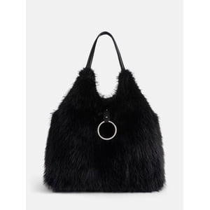 Madden NYC Women's Faux Fur Tote Bag