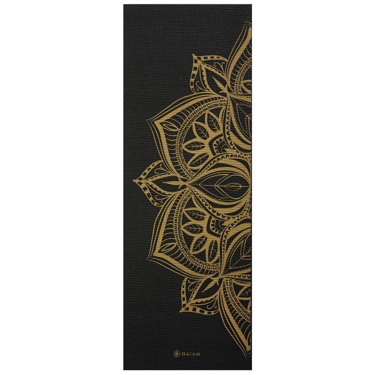 Gaiam Metallic Yoga Mat, Bronze Medallion, 6mm