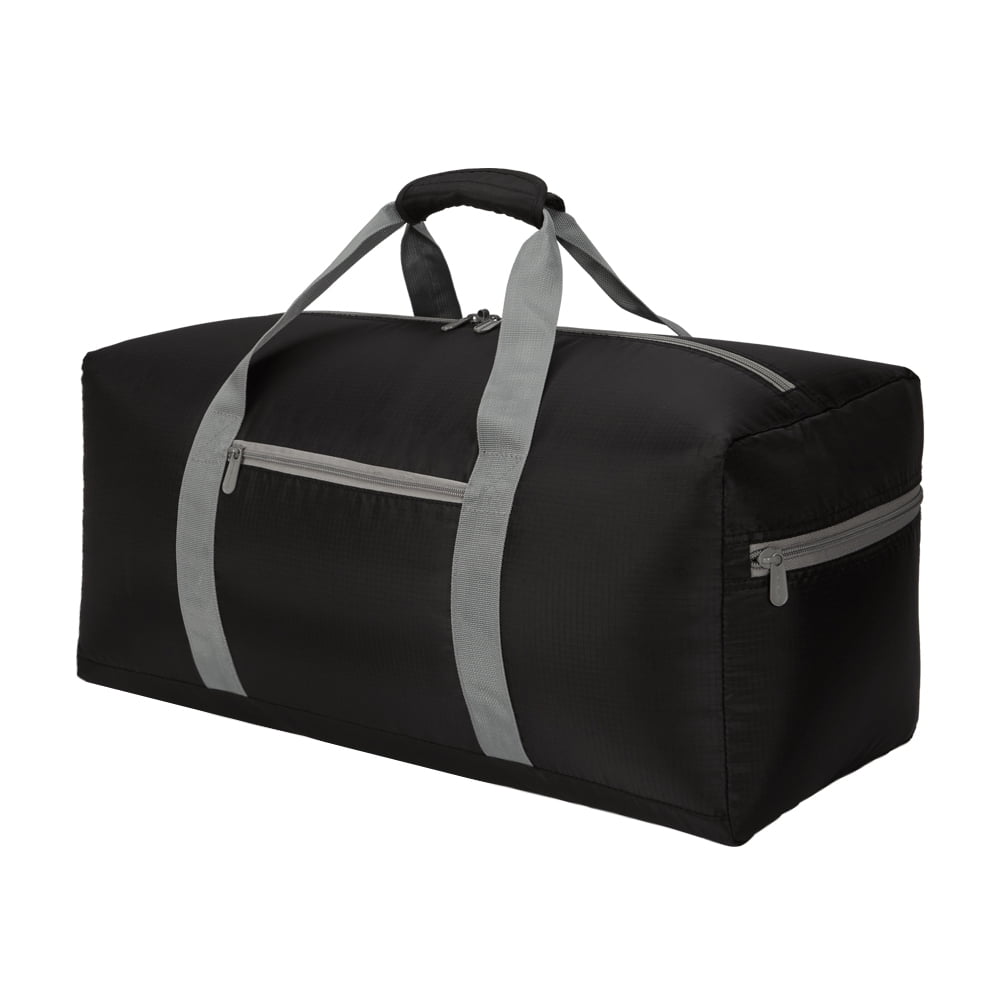 Black, 22 inch Sports Duffel Bag 22 inch for Travel Gym 