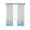 Sky Blue, Cyan Blue, variant on Red Geometric Blackout Curtains 84 Inches Length, Modern Minimalist Ombre Triangles Art Window Treatment Thermal Insulated Drapes for Bedroom Living Room 2 Panels 104x84 Inches