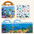 thumbnail image 2 of Reusable Sticker Books, Jelly Sticker Books,Travel Toys for 3 4 5 Year Old,7 Themes Early Education Reusable Washable Stickers For Learning Activities, 2 of 2