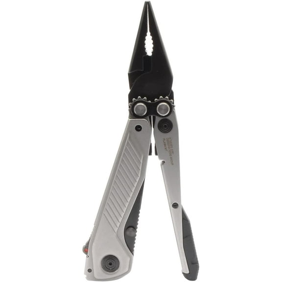 SOG Knives SOG Flash MT Silver and Black Multitool 2.4in Black Clip Point Blade SOG29550141
