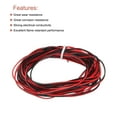 thumbnail image 4 of Unique Bargains 30 Gauge 2 Conductor Parallel PVC Wire, 14.8Ft Long 0.03' Dia Red Black 30 AWG LED RGB Cable, Internal Wiring, 4 of 6
