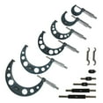 thumbnail image 2 of findmall 6 Pcs 0-6" Outside Micrometer 0.0001" Carbide Standards Micrometers for Precision Measurement Work, 2 of 6