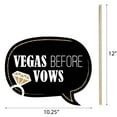 thumbnail image 6 of Big Dot of Happiness Vegas Before Vows - Las Vegas Bridal Shower or Bachelorette Party Photo Booth Props Kit - 20 Count, 6 of 6