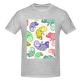 thumbnail image 4 of Bingfone Cute Chameleons Men'S Loose Fit Short-Sleeve Pocket T-Shirt, 4 of 7
