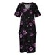 thumbnail image 3 of Vestido de fiesta con cuello halter y estampado de patas rosas para mujer, vestidos de lujo con bolso, moda femenina, 3 of 6