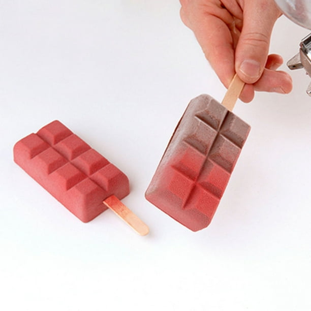 Cheer.US Silicone Popsicle Molds, 4 Cavities Homemade BPA Free Ice Cream Bar Mold Molds DIY Ice Pop Molds for Ice Cream Mold-10.2" x 4.21" x 1.02" - Walmart.com