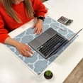 thumbnail image 3 of Sussexhome Large Mouse Pad for Desk - Cotton Mousepad for Desktop, Table, Office Desk Pad - Thin, Light, Portable Laptop Mat for Computer Mice - Machine Washable, Non-Slip, Foldable - 18" x 24", 3 of 8
