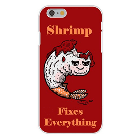 Shrimp Food - Apple iPhone 6 Custom Case White Plastic Snap On -