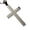 White, variant on R.H. Jewelry Stainless Steel Black Cross 36mm Length Pendant