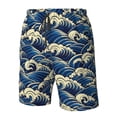thumbnail image 4 of Fotbe Japanese Water Wave Trajes de Baño Estampados para Hombre, Shorts de Verano de Secado Rápido, Ropa de Playa, Bañadores-Large, 4 of 6