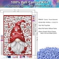 thumbnail image 4 of YALKIN Gnome Love 5D Diamond Painting Kits for Adults Kids Beginners DIY Full Round Drill Embroidery Pictures Paint by Diamonds Kits for Home Wall Decor 11.8x15.7in, 4 of 7