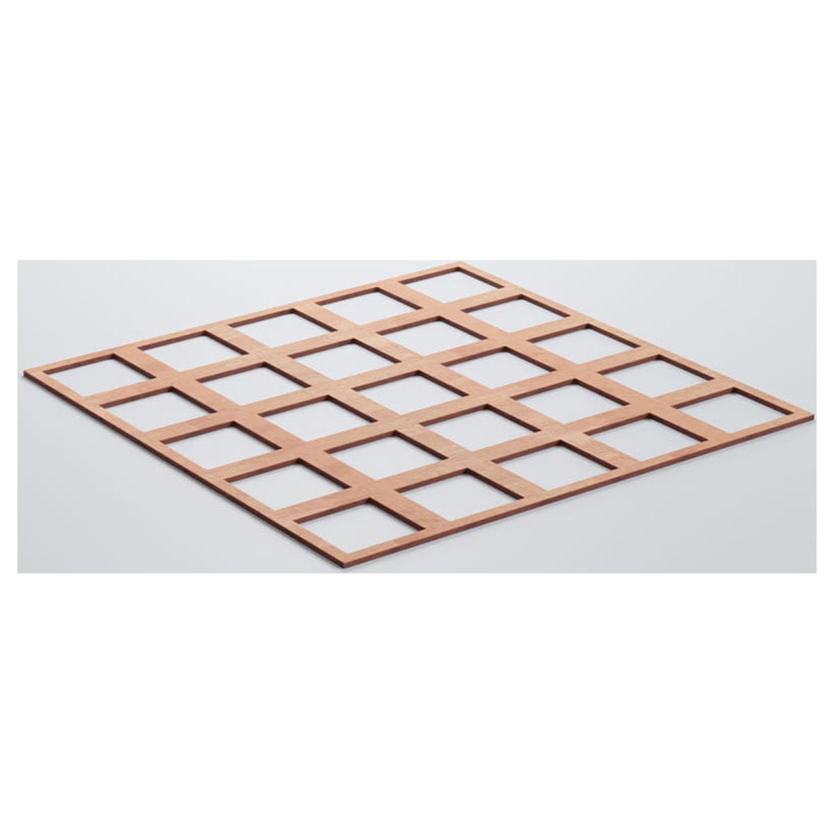 Ekena Millwork 23 3/8"W x 23 3/8"H x 1/4"T Large Manchester Decorative Fretwork Wood Wall Panels, Cherry