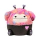 thumbnail image 1 of Malvaviscos de peluche Frumpy The Bigfoot rosa y negro, 50 cm, 1 of 7